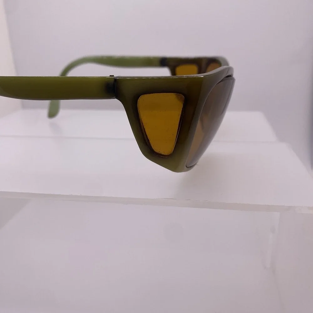 Bolle Sunglasses FRAME ONLY Wrap-Around Green Brown 826